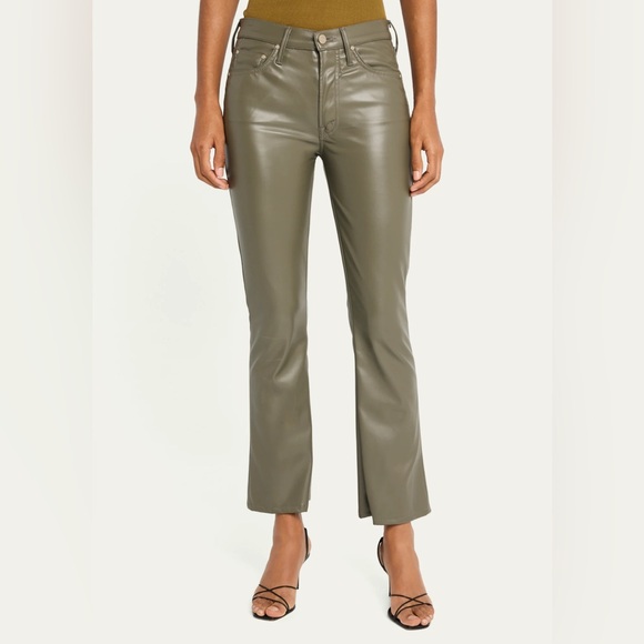Mother Faux Leather Pants